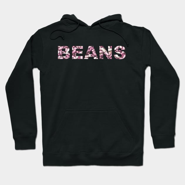 Shiny white and purple cool beans typography Hoodie by PLdesign